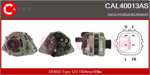 CASCO CAL40013AS Brand New...