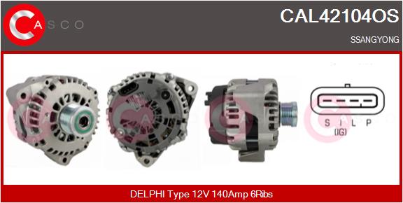CASCO CAL42104OS Reman - No...