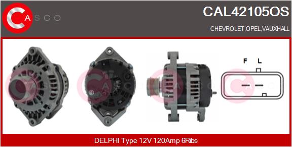 CASCO CAL42105OS Reman - No...