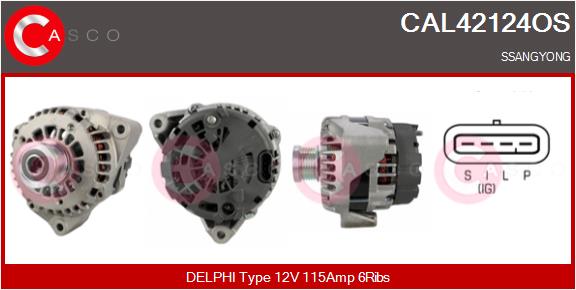CASCO CAL42124OS Reman - No...