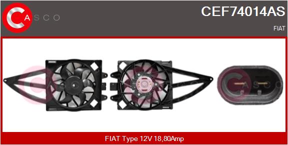 CASCO CEF74014AS Elektromotor vetráka chladiča