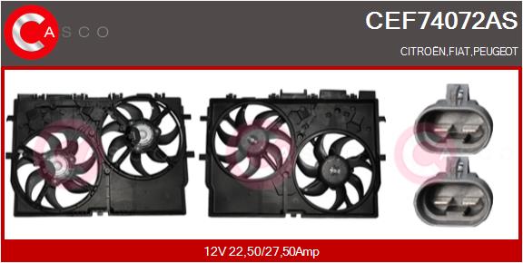 CASCO CEF74072AS Elektromotor vetráka chladiča
