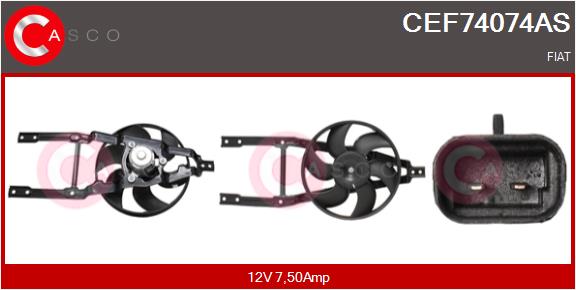 CASCO CEF74074AS Elektromotor vetráka chladiča
