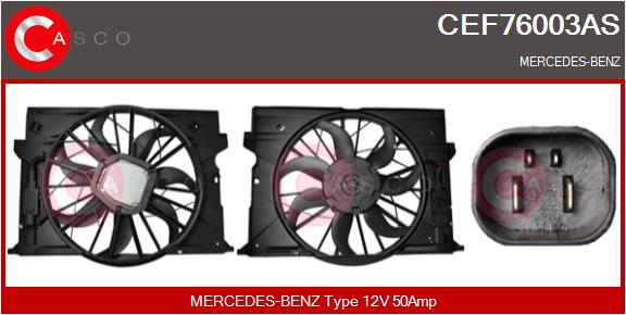 CASCO CEF76003AS Elektromotor vetráka chladiča