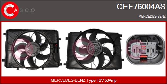 CASCO CEF76004AS Elektromotor vetráka chladiča