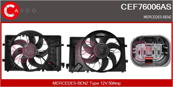 CASCO CEF76006AS Elektromotor vetráka chladiča