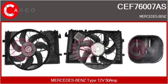CASCO CEF76007AS Elektromotor vetráka chladiča