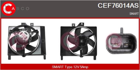 CASCO CEF76014AS Elektromotor vetráka chladiča