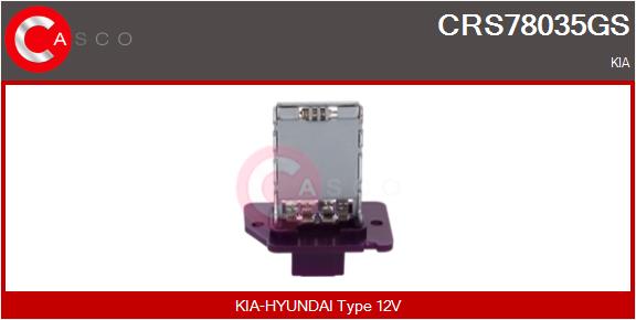 CASCO CRS78035GS Αντίσταση,...