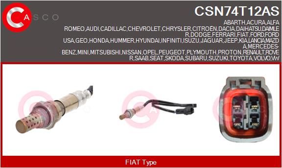 CASCO CSN74T12AS Brand New...