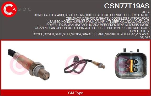 CASCO CSN77T19AS Brand New...