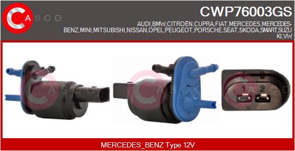 CASCO CWP76003GS Genuine...