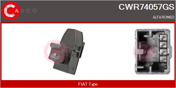 CASCO CWR74057GS Genuine...