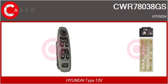 CASCO CWR78038GS Genuine...
