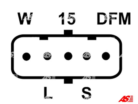 AS-PL A0120S Alternatore