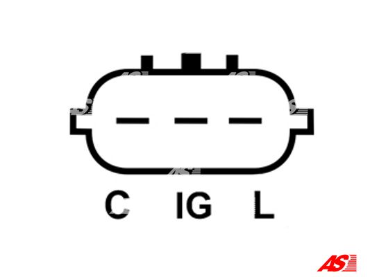 AS-PL ARE6113S generátor szabályozó
