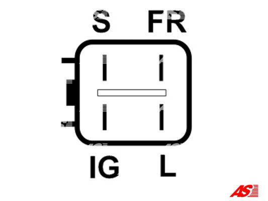 AS-PL ARE4038 Regolatore alternatore