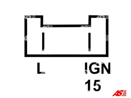 AS-PL ARE0037 Regolatore alternatore