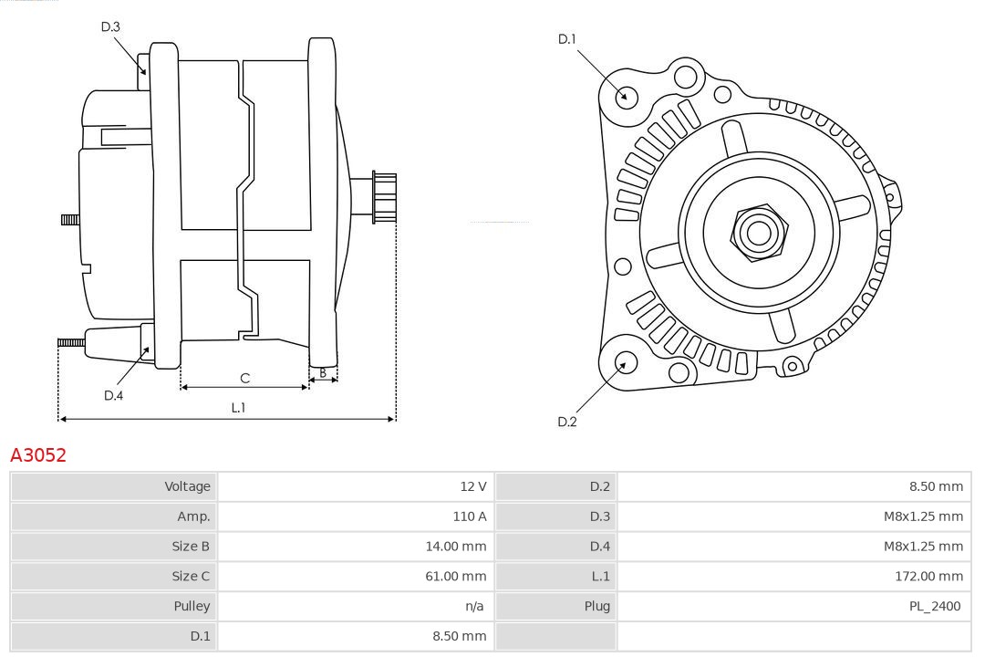 AS-PL A3052 Dynamo