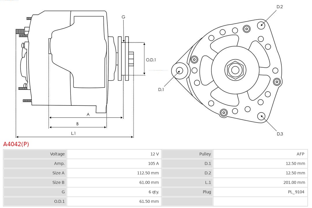 AS-PL A4042(P) Dynamo