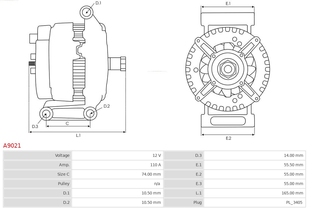 AS-PL A9021 Dynamo