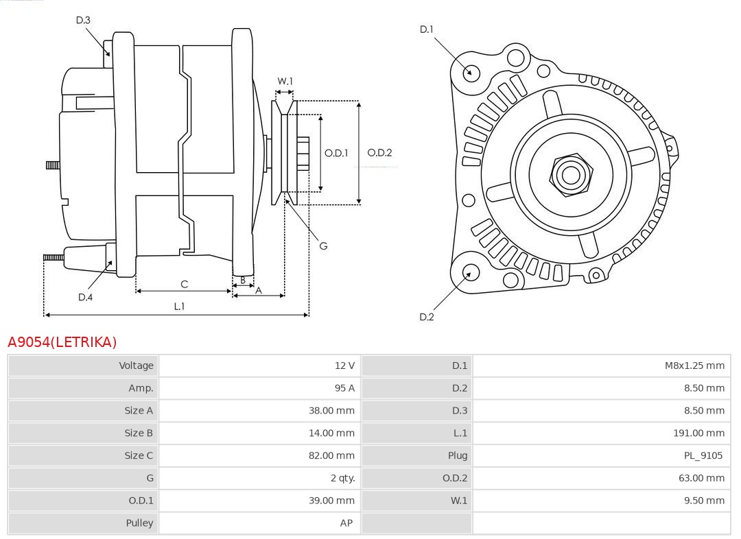AS-PL A9054(LETRIKA) Brandneu Letrika Generator