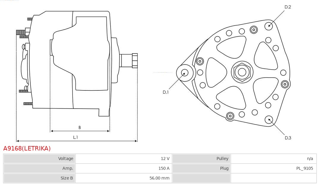 AS-PL A9168(LETRIKA) Brandneu Letrika Generator