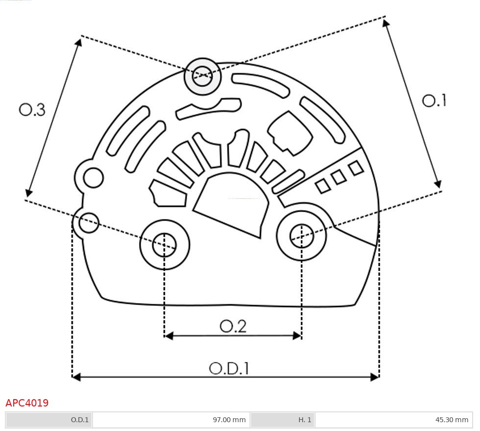 AS-PL APC4019 Brandneu AS-PL Schutzkappe, Generator