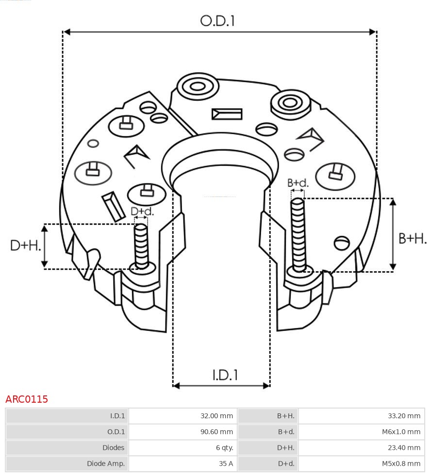 AS-PL ARC0115 Likeretter, dynamo