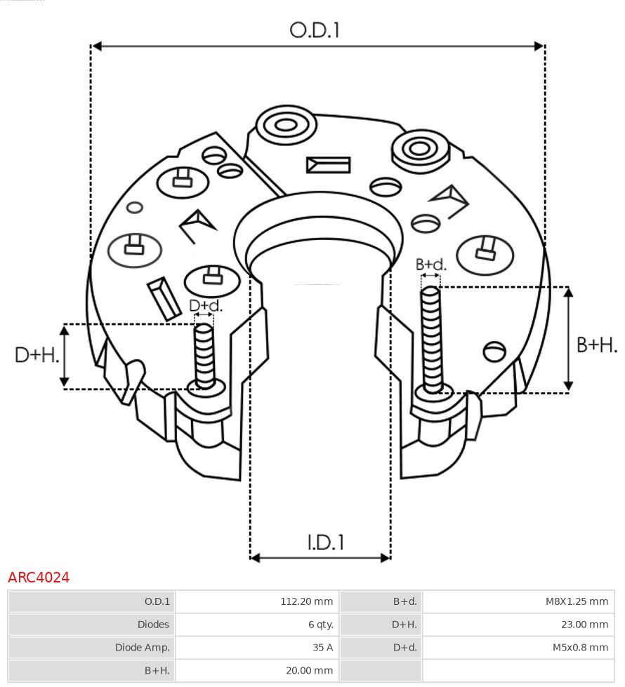 AS-PL ARC4024 Brandneu AS-PL Gleichrichter, Generator