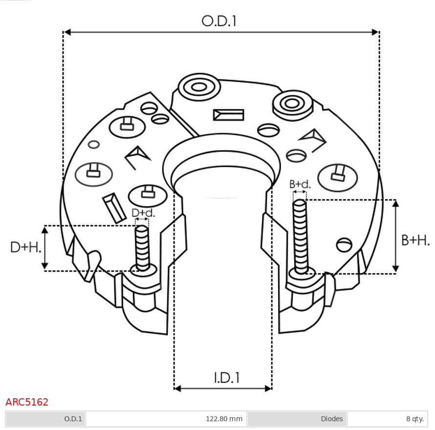 AS-PL ARC5162 Likeretter, dynamo