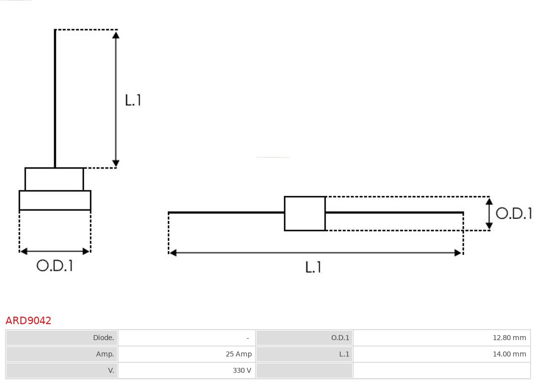 AS-PL ARD9042 Brandneu AS-PL Gleichrichter, Generator