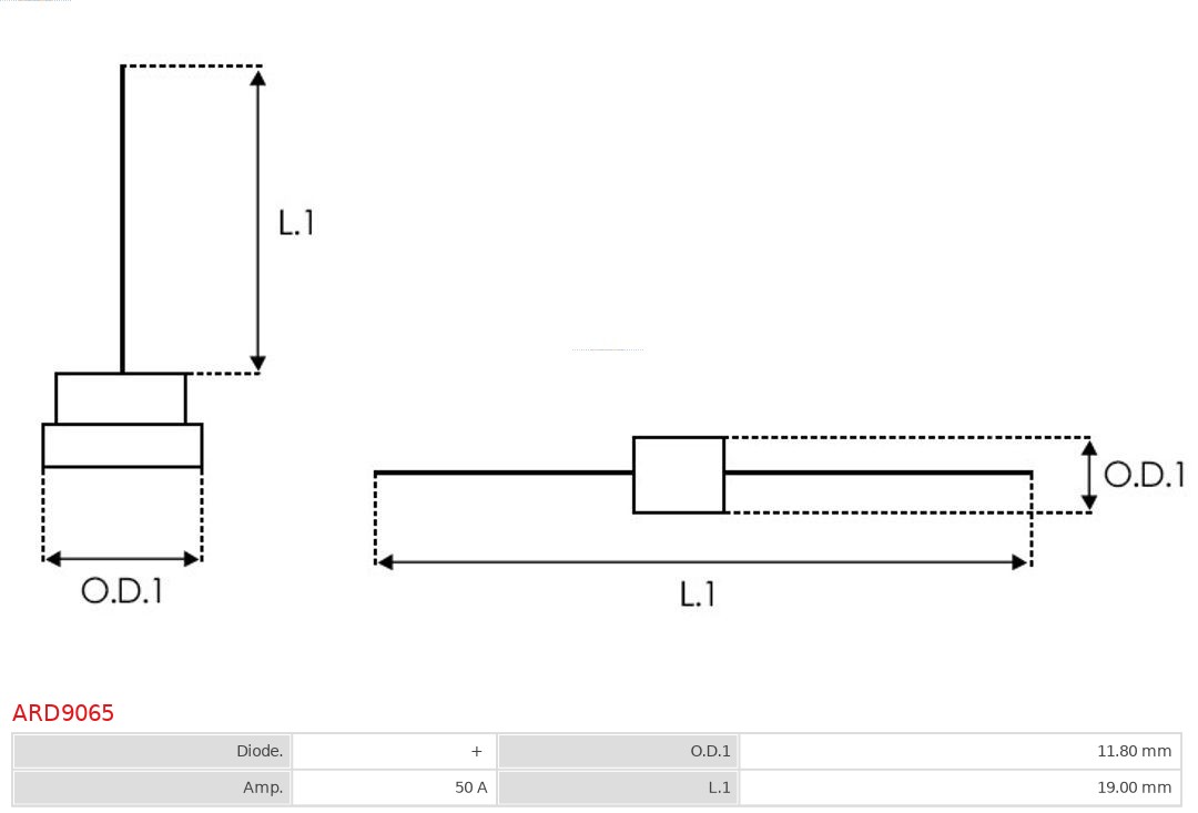 AS-PL ARD9065 Brandneu AS-PL Gleichrichter, Generator