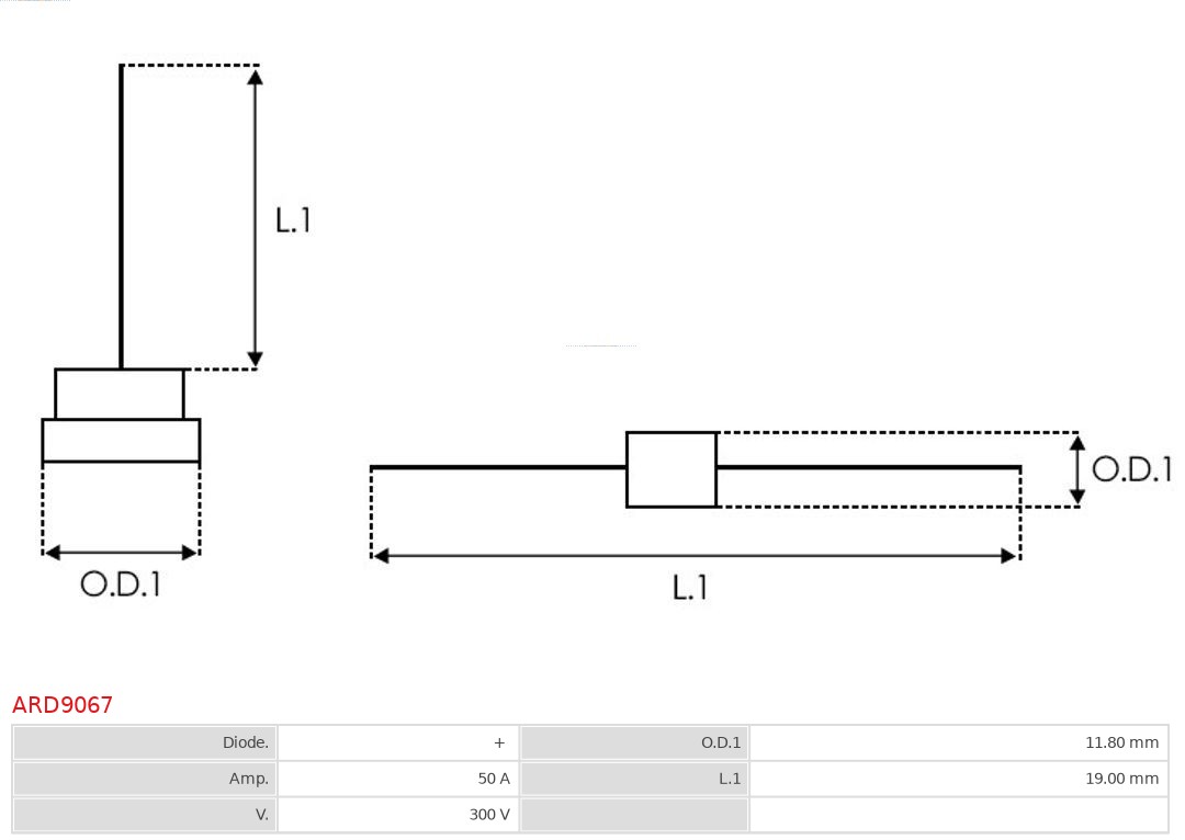 AS-PL ARD9067 Brandneu AS-PL Gleichrichter, Generator