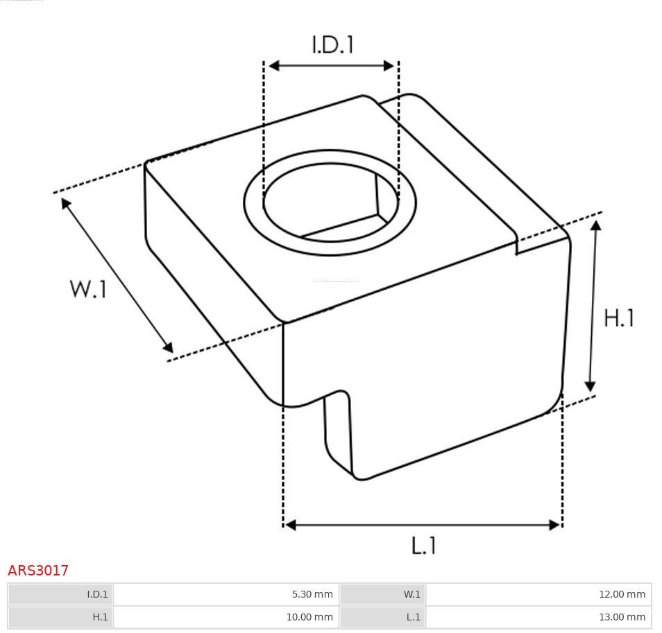 AS-PL ARS3017 Reparasjonssett, dynamo