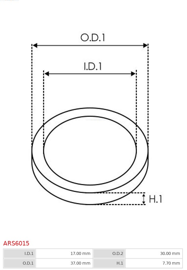 AS-PL ARS6015 Reparasjonssett, dynamo