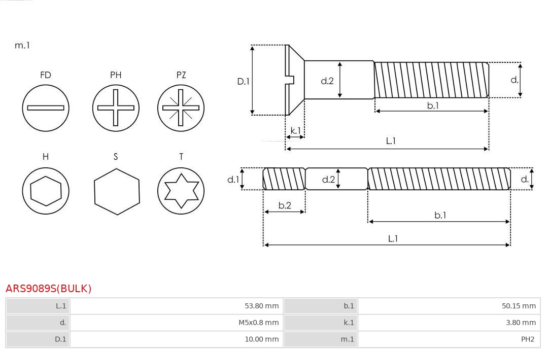 AS-PL ARS9089S(BULK) Brandneu AS-PL Reparatursatz, Generator