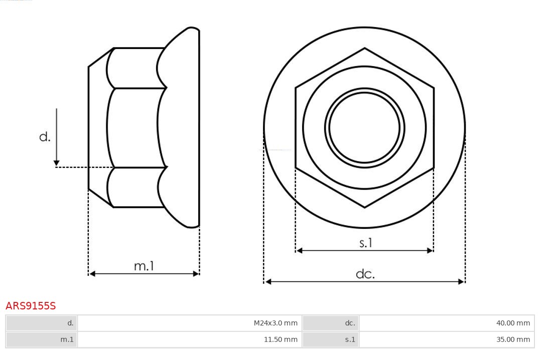 AS-PL ARS9155S Brandneu AS-PL Reparatursatz, Generator