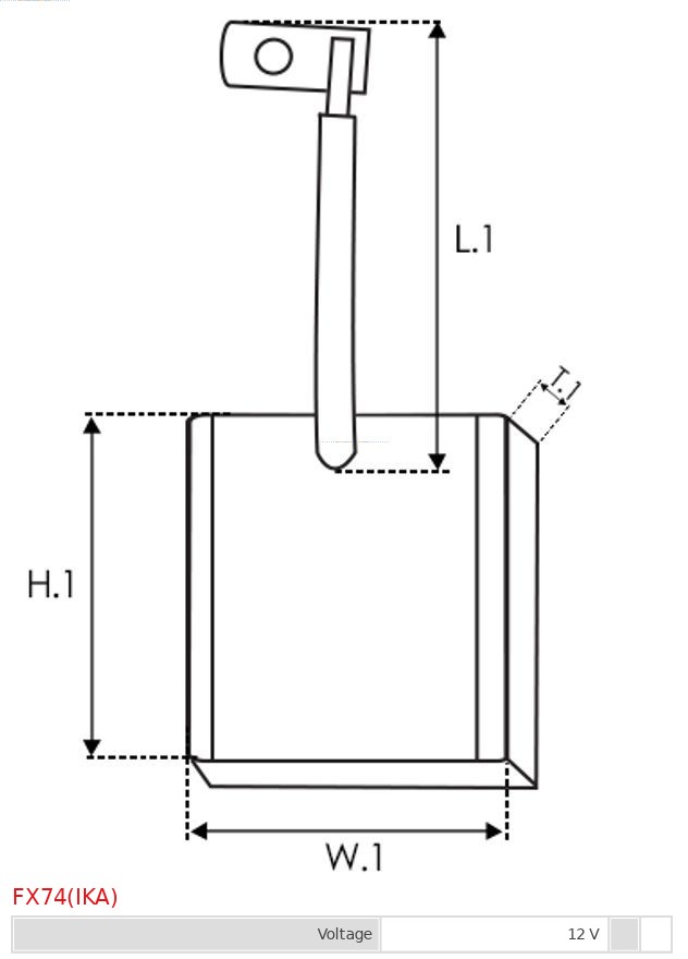 AS-PL FX74(IKA) Brandneu IKA GmbH Kohlebürste, Starter