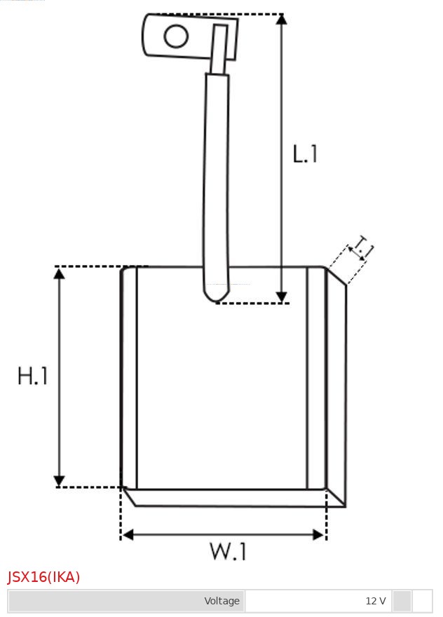 AS-PL JSX16(IKA) Brandneu IKA GmbH Kohlebürste, Starter