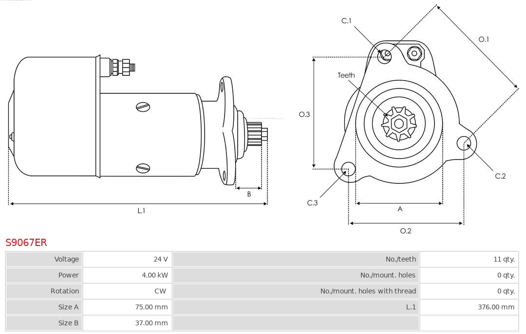 AS-PL S9067ER Wiederaufbereitet AS-PL Starter