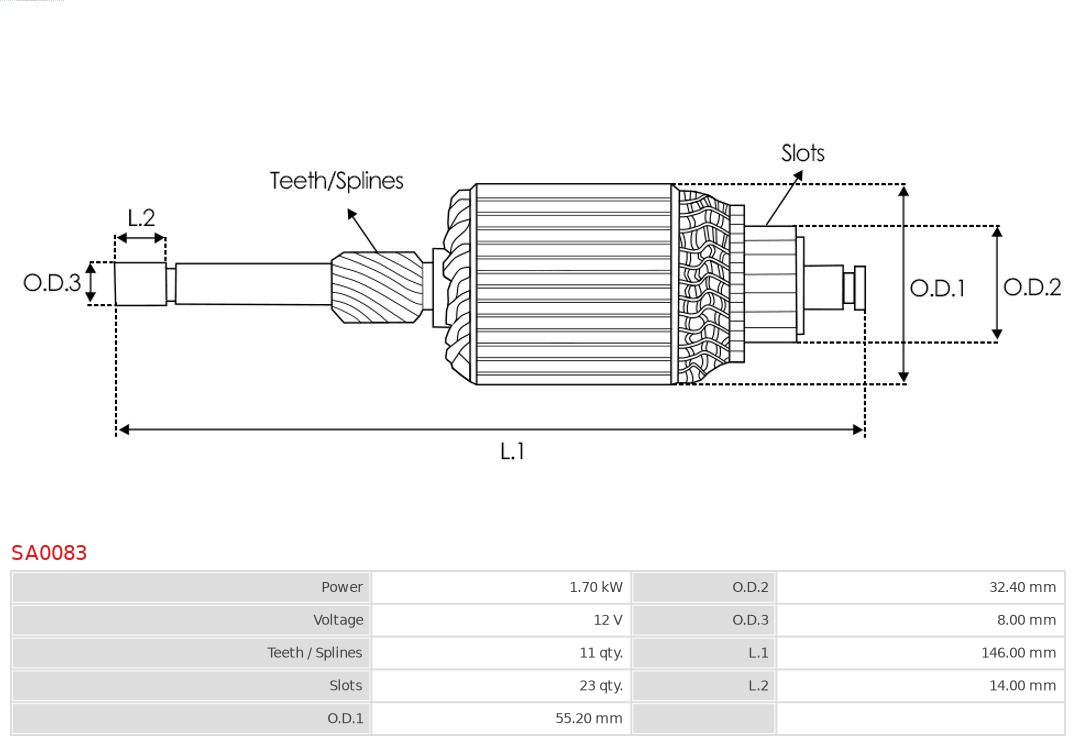 AS-PL SA0083 Anker, starter