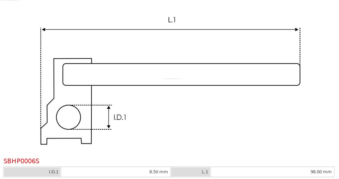 AS-PL SBHP0006S Brandneu AS-PL Reparatursatz, Starter