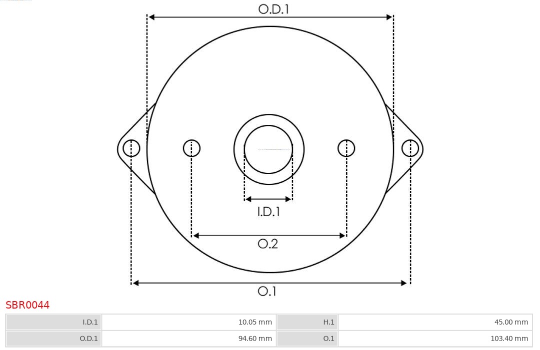 AS-PL SBR0044 Starterdeksel, forgasser