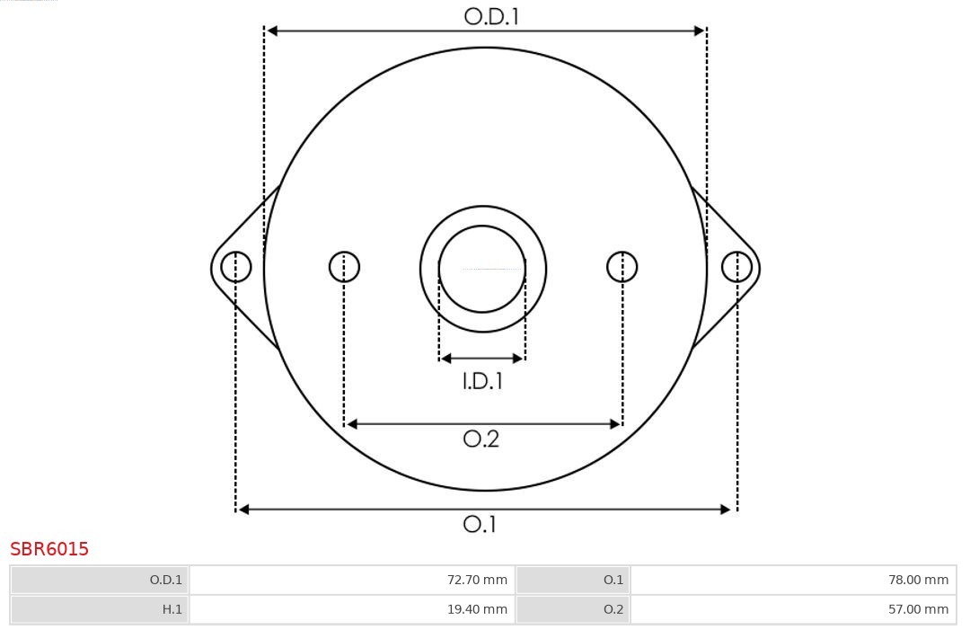 AS-PL SBR6015 Brandneu AS-PL Starterdeckel, Vergaser