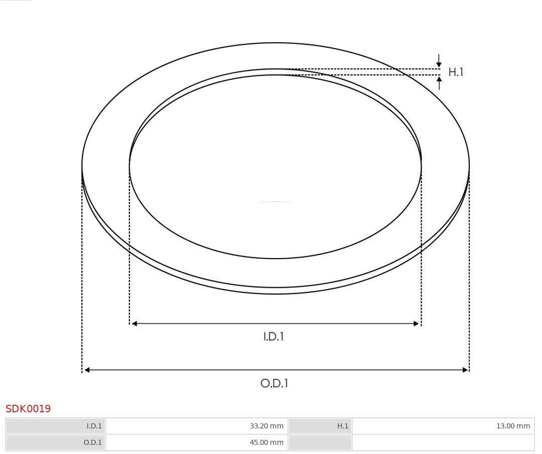 AS-PL SDK0019 Brandneu AS-PL Reparatursatz, Starter