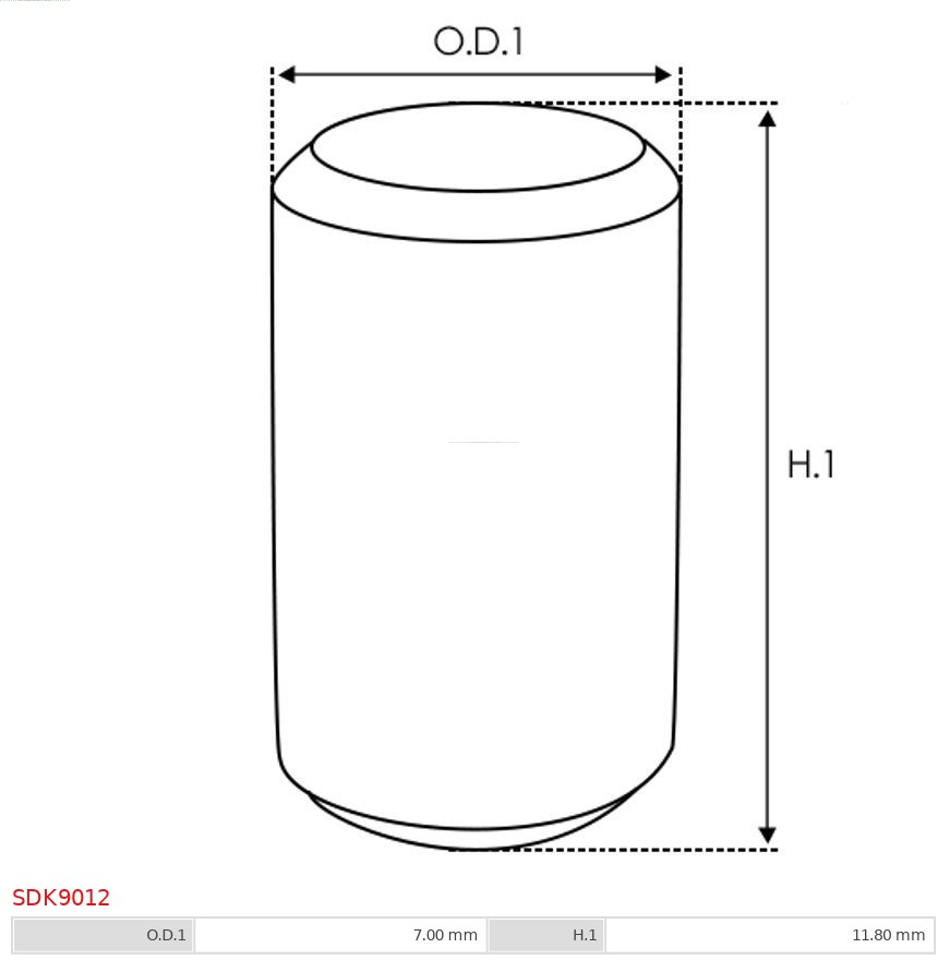 AS-PL SDK9012 Brandneu AS-PL Reparatursatz, Starter