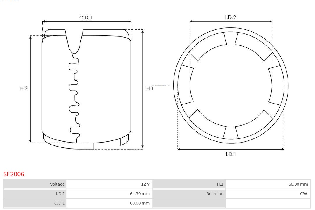 AS-PL SF2006 Brandneu AS-PL Erregerwicklung, Starter
