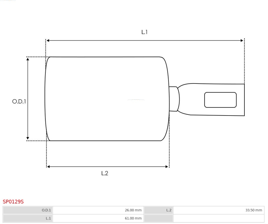 AS-PL SP0129S Brandneu AS-PL Reparatursatz, Starter