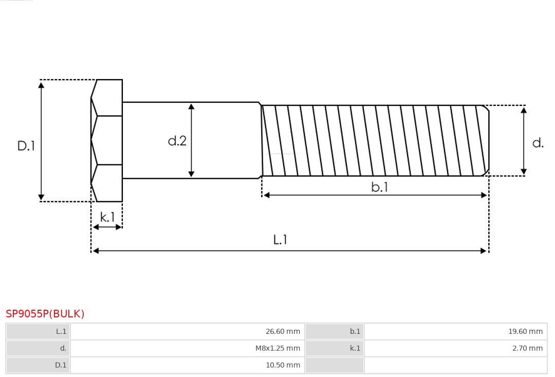 AS-PL SP9055P(BULK) Brandneu AS-PL Reparatursatz, Starter